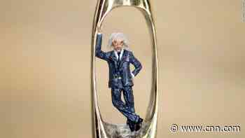 These sculptures are so small they're only visible with a microscope