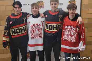 7N1D logo on Team NOHA jersey to honour Noah Dugas
