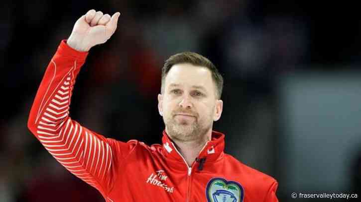 Gushue wearing the Maple Leaf again at world men’s curling championship
