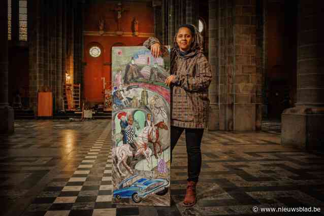 Shake exposeert haar Afrikaanse versie van wereldberoemd Lam Gods: “Ik liet me ook inspireren door James Bond”