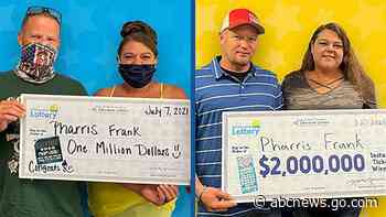 North Carolina man wins lottery for 2nd time in nearly 2 years