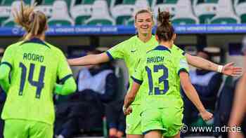 Wolfsburger Fußballerinnen im Halbfinale der Champions League