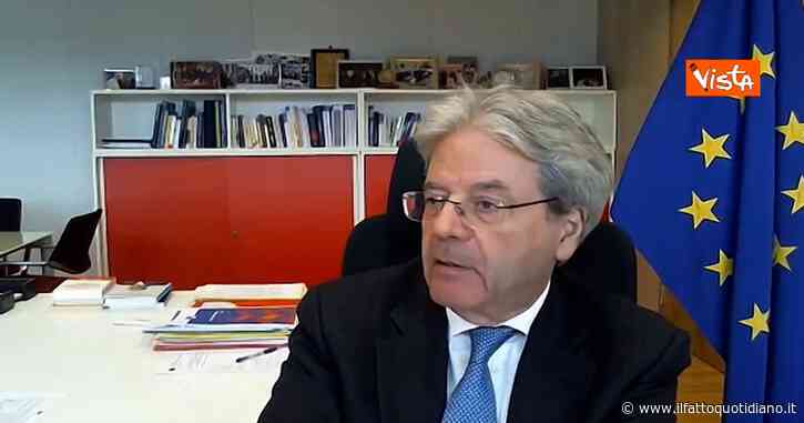 Bce, Gentiloni: “Gli effetti della stretta della politica monetaria cominciano a farsi notare”