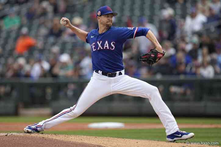 Opening Day lineup for the Texas Rangers