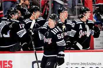 Haula, Meier score, Devils beat rival Rangers 2-1