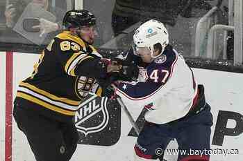 Bruins wrap up Presidents' Trophy with win over Blue Jackets