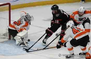 DeBrincat's OT winner lifts Senators past Flyers 5-4