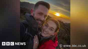 Lancashire nurse's fell top sunrise proposal captured by drone