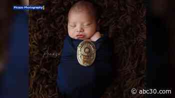 Son of fallen Selma police officer Gonzalo Carrasco turns 1-month-old