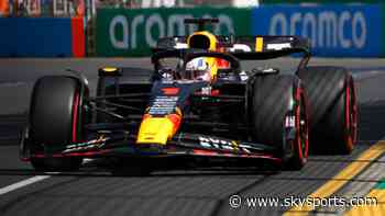 Verstappen sets dry pace before Alonso tops rain-hit Aus GP practice