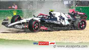 'Wow!' - Tsunoda has massive spin | 'Lucky not to hit the wall'