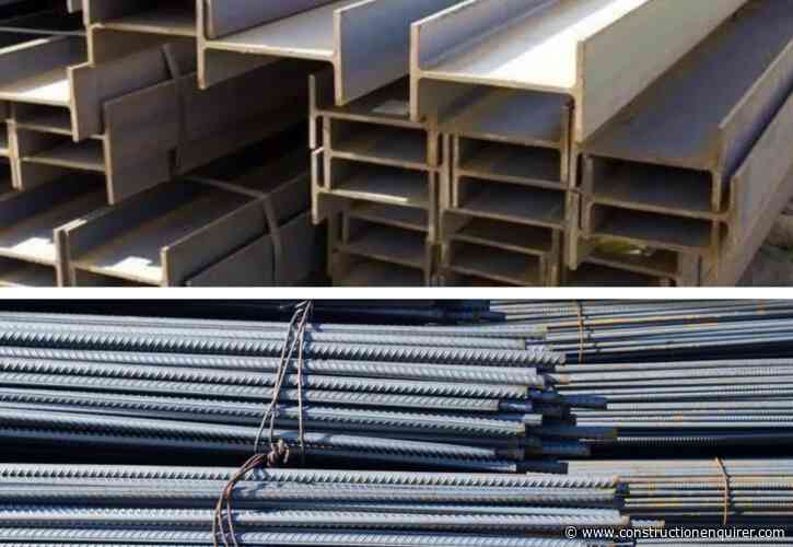 Structural steel and rebar prices fall sharply