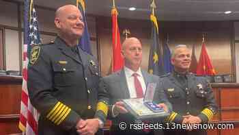Scott Chambers, deputy shot in the line of duty, is honored in Chesapeake
