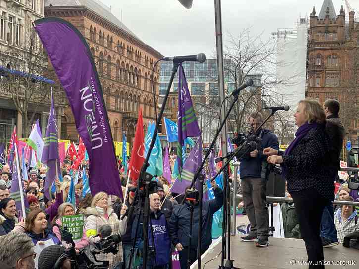Government inaction means NI health strikes continue