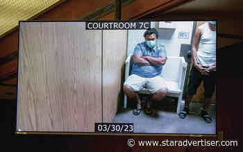 2 men accused of assaulting homeless woman appear in court