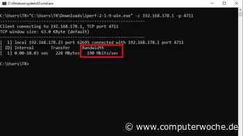 Fritzbox: Tempo im Netzwerk messen