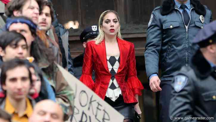 Lady Gaga's Harley Quinn sings in new Joker 2 set video