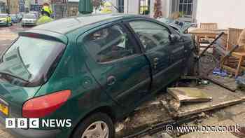 One seriously injured after car crashes into Truro pub