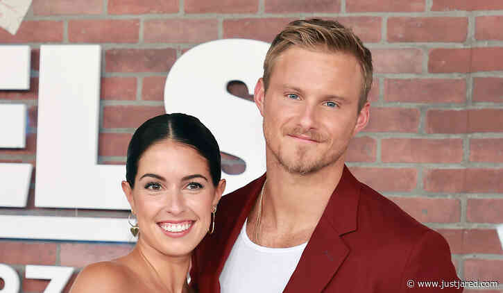 Alexander Ludwig Strips Down to Recreate His Pregnant Wife's Maternity Shoot