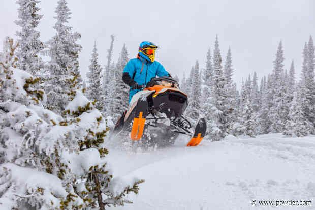 WATCH: Snowmobiler Triggers Massive Avalanche