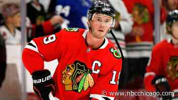 Blackhawks' Jonathan Toews to Return on Saturday Vs. New Jersey