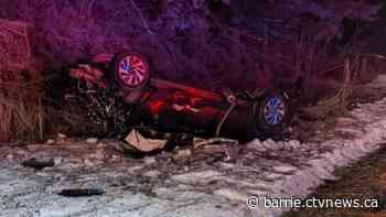 Driver charged with impaired after rolling car: OPP