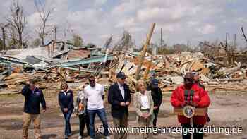 Biden besucht von Tornados verwüstete Stadt in Mississippi