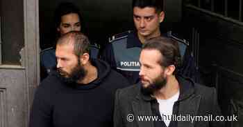 Andrew Tate and brother to be released into house arrest