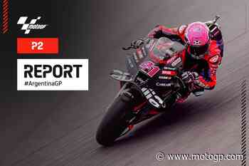 Monopolio Aprilia nelle prove del GP dell'Argentina