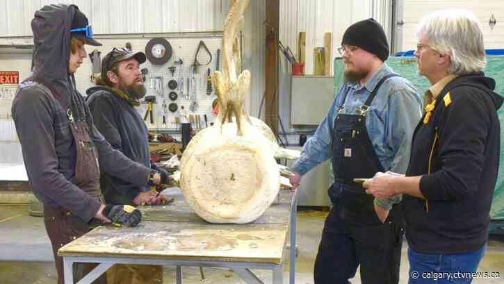 Blue whale skeleton, which was sunk in the ocean for 3 years, will soon be on display