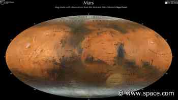 UAE Mars orbiter creates stunning new map of the Red Planet