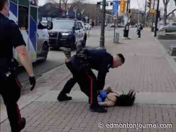 Edmonton police reviewing use of force after person arrested, taken to hospital