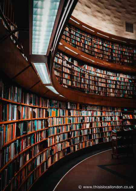 Last visit to the library- L Alderson, Esher College