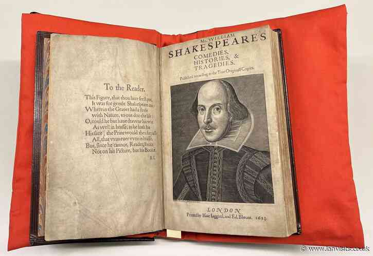 Two copies of Shakespeare’s First Folio on display in London