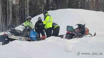 Mounties use snowmobile to transport injured man, 85, to EMS vehicle from remote cabin