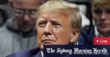 As it happened: Former US president charged over alleged Stormy Daniels payments