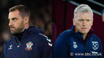 West Ham v Southampton: Managers 'not thinking of points' before relegation battle