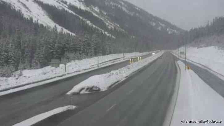 Up to 25 cms of snow to fall on Coquihalla until Saturday night