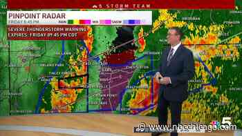Significant Storms Sweep Across Chicago Area on Friday Night