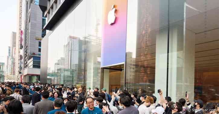 Apple opens new store in South Korea’s Gangnam District with unique glass facade