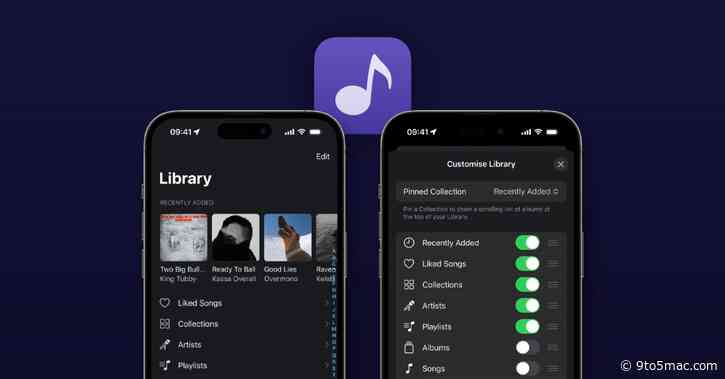 Doppler HiFi music player for iPhone gets Library customization, Album Collections, new tab bar