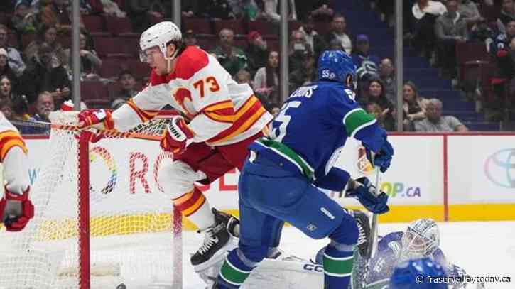 Toffoli scores twice, Flames complete comeback in 5-4 OT win against Canucks