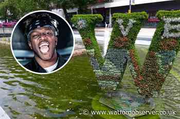 Watford Town Pond refilled with KSI's Prime Hydration