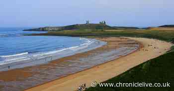 I visited the Northumberland village with a stunning bay overlooked by ruins of a majestic castle