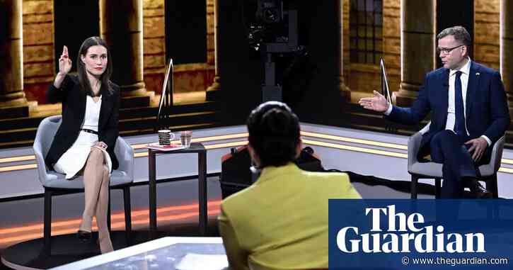 Finland election: tight race has Marin’s SDP polling behind far right