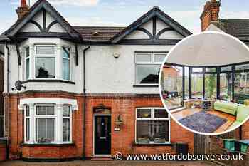 Zoopla is selling a colourful detached home in Watford
