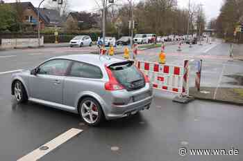 Zwei Monate Teilsperrung am Erbdrostenweg