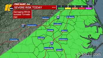 LIVE RADAR: Storms moving into Triangle, gusty winds today