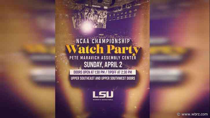 LSU Athletics to host NCAA Championship Watch Party at the PMAC