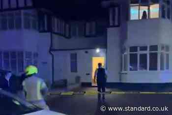 Police hunt masked men armed with ‘corrosive liquid’ who have forced their way into five London homes